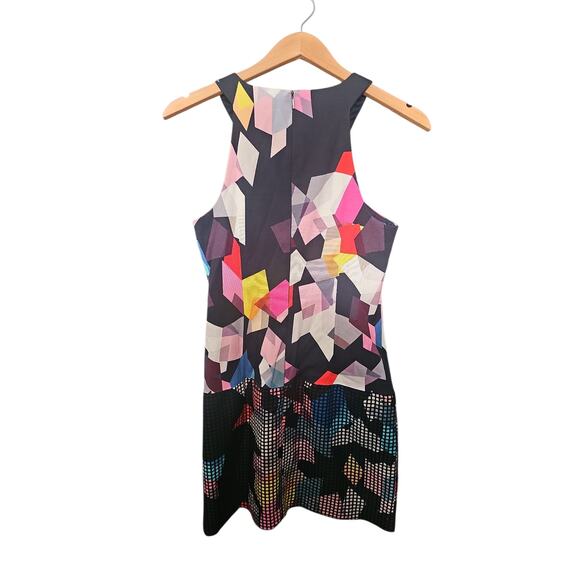 Trina Turk Aptos Dress sz 8 geometric multi color sleeveless dress - Picture 3 of 8